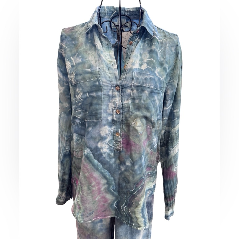 tie dye Cotton Shirt